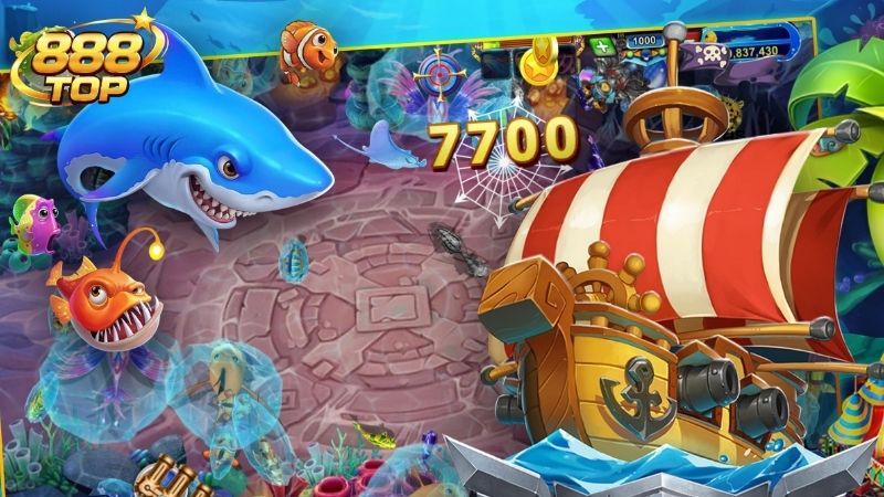 Sức hút mãnh liệt từ sảnh game JILI Fishing 888TOP